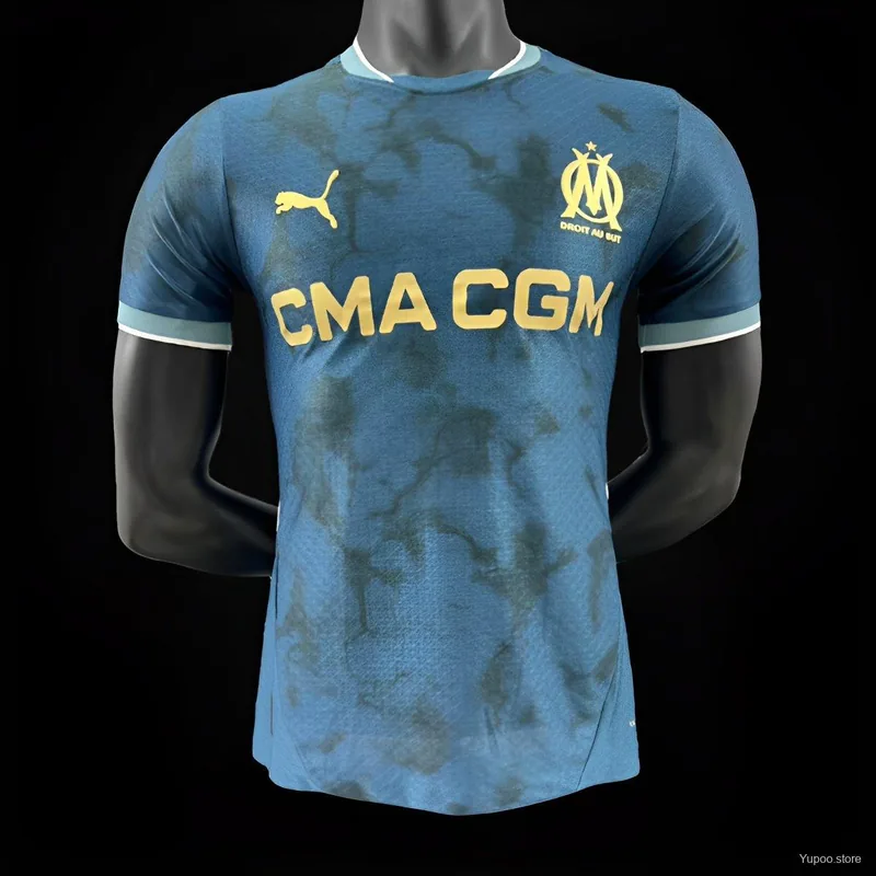 Camiseta Marseille 2024/25 VISITANTE MANGA CORTA VERSION JUGADOR